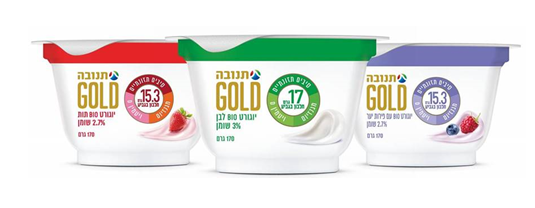 يوغورت غني لكبار السن تحت العلامة التجارية 